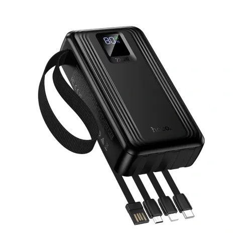 Hoco J173 Jingyao 20000mAh 22.5W Fast Charging Power Bank With Built-in Cables & Light