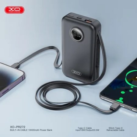 XO PR272 22.5W 10000mAh Fast Charging Power Bank
