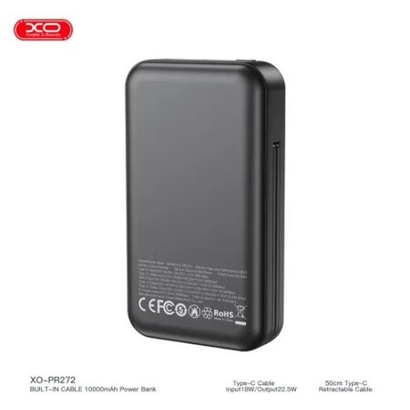 XO PR272 22.5W 10000mAh Fast Charging Power Bank