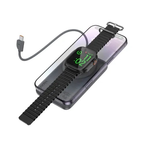 Hoco Q43 Clever 10000mAh 20W Magnetic Wireless Power Bank With Phone Holder