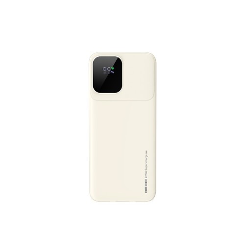 Recci RPB-P68 20000mAh 22.5W Fast Charging Power Bank With Built in Lightning & Type C Cable