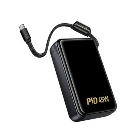 Hoco Q54 Shine 20000mah PD45W Power Bank With Built-in Cable