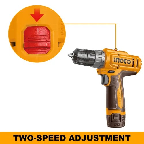 INGCO CDLI122061 20Nm Cordless Drill Machine