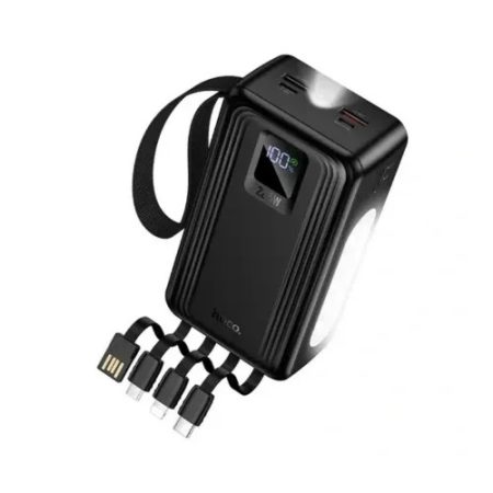 Hoco J173A Jingyao 30000mAh 22.5W Fast Charging Power Bank With Built in Cables & Light