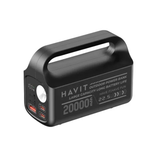 Havit PBB201 20000mAh 22.5W Power Bank With Built-In Flashlight