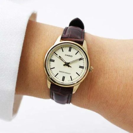 Casio LTP-V005GL-9AUDF Ladies Leather Belt Watch