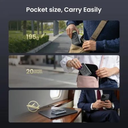 BWOO BO-P83 10000mAh 22.5W Magnetic Power Bank With Stand