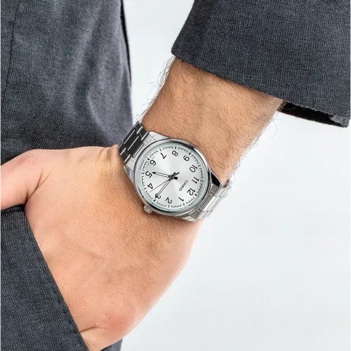 Casio MTP-V005D-7B4UDF Enticer Chain Analog Watch