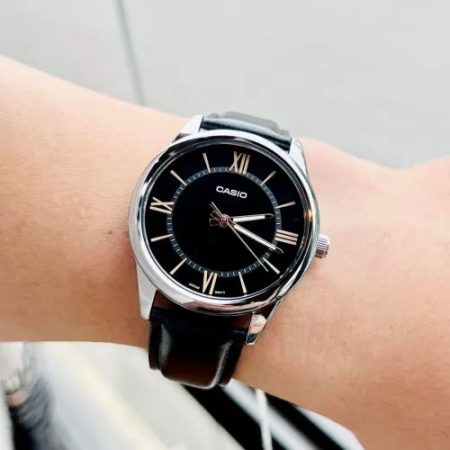 Casio MTP-V005L-1B5UDF Leather Analog Watch