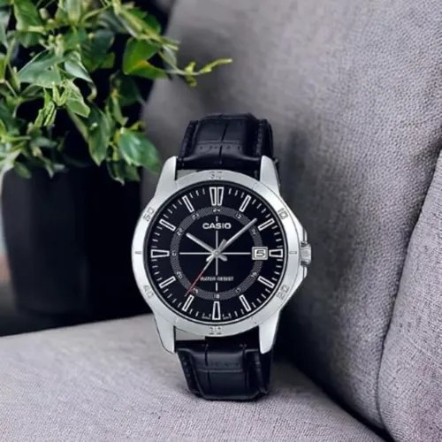 Casio MTP-V004L-1CUDF Leather Belt Analog Watch