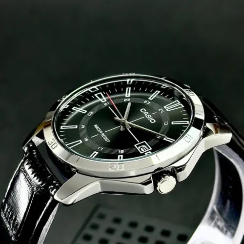 Casio MTP-V004L-1CUDF Leather Belt Analog Watch