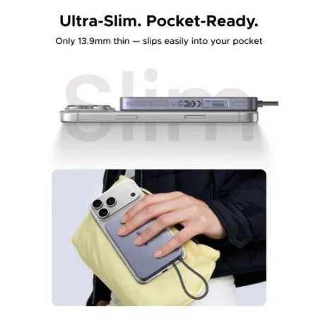 Ugreen PB570 10000mAh 15W Magnetic Wireless Power Bank #75982B