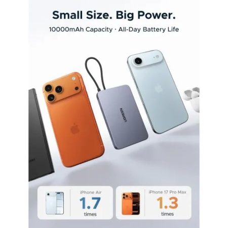 Ugreen PB570 10000mAh 15W Magnetic Wireless Power Bank #75982B