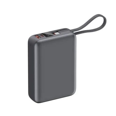 QCY PB20A 20000mAh 45W PD Fast Charging Mini Power Bank with Built-in Type C Cable