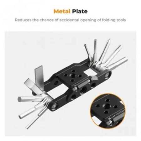 K&F Concept KF31.099 MS28 Folding Hex Key Set with Screwdrivers