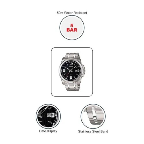 Casio MTP-1314D-1AVDF Enticer Chain Analog Watch