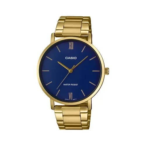 Casio MTP-VT01G-2BUDF Chain Analog Watch