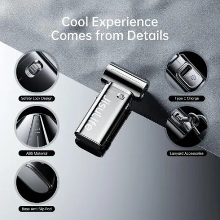 Jisulife Life 9 S Chrome Mini Handheld Fan