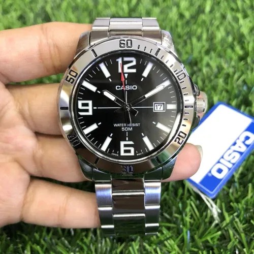 Casio MTP-VD01D-1BVUDF Enticer Chain Analog Watch