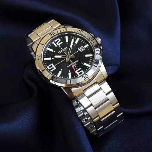 Casio MTP-VD01D-1BVUDF Enticer Chain Analog Watch