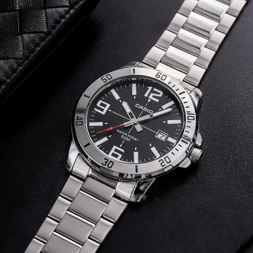 Casio MTP-VD01D-1BVUDF Enticer Chain Analog Watch