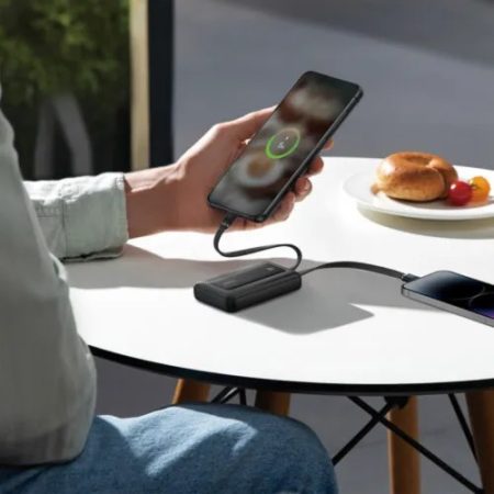 Anker Zolo 10000mAh 35W Power Bank with Dual Built-in Type-C Cable