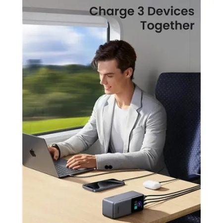 Ugreen PB723 20000mAh 130W Power Bank With Built-in Type-C Cable #55365B