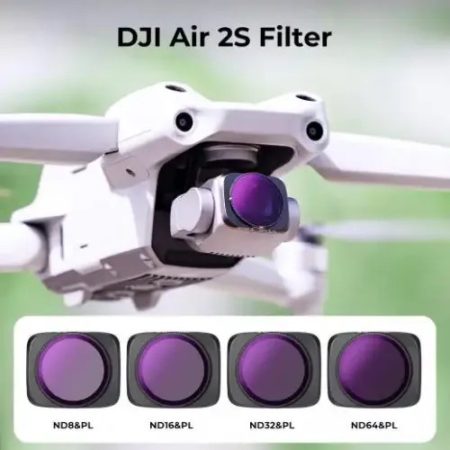 K&F Concept DJI Drone AIR 2S HD Filter Set (ND8/PL+ND16/PL+ND32/PL+ND64/PL) with a Set of Propellers