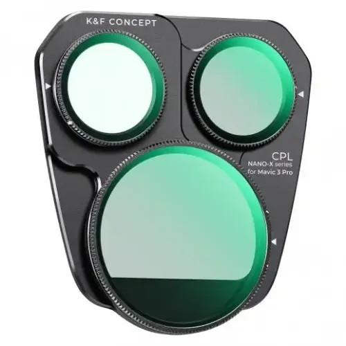 K&F Concept DJI Mavic 3 PRO Drone (CPL+ND8+ND16) Filter Set