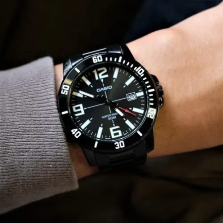Casio MTP-VD01B-1BVUDF Enticer Chain Analog Watch