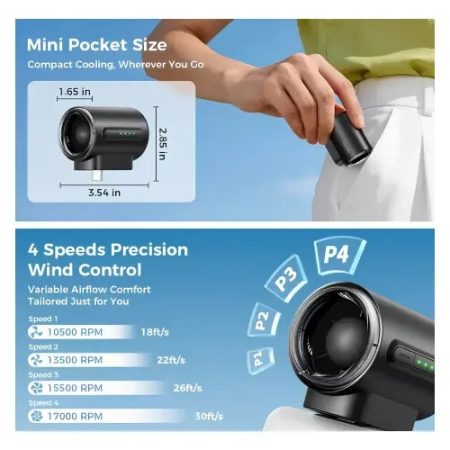 Aecooly PK01 F1 Air Mate Mini Type-C Fan