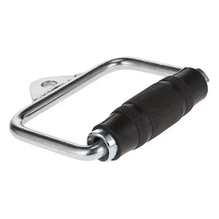 Single D Handle with Grip Multi-training Bar (Silver) Multi-training Bar (Silver)