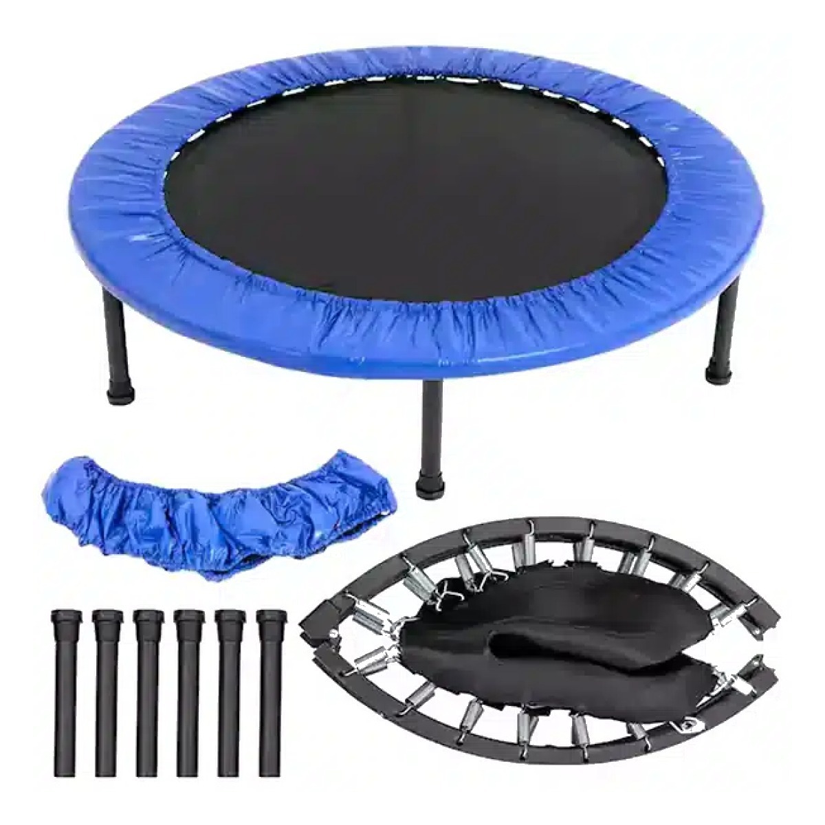 Trampoline 50″ inch – Black and Blue