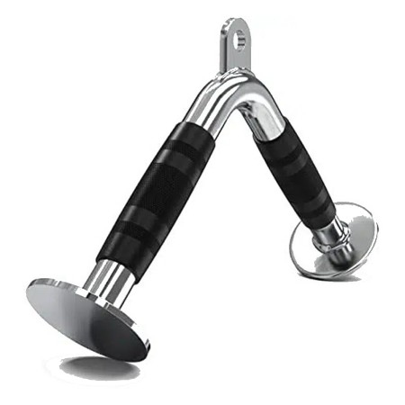 V Shape Tricep Bar With Grip Handle