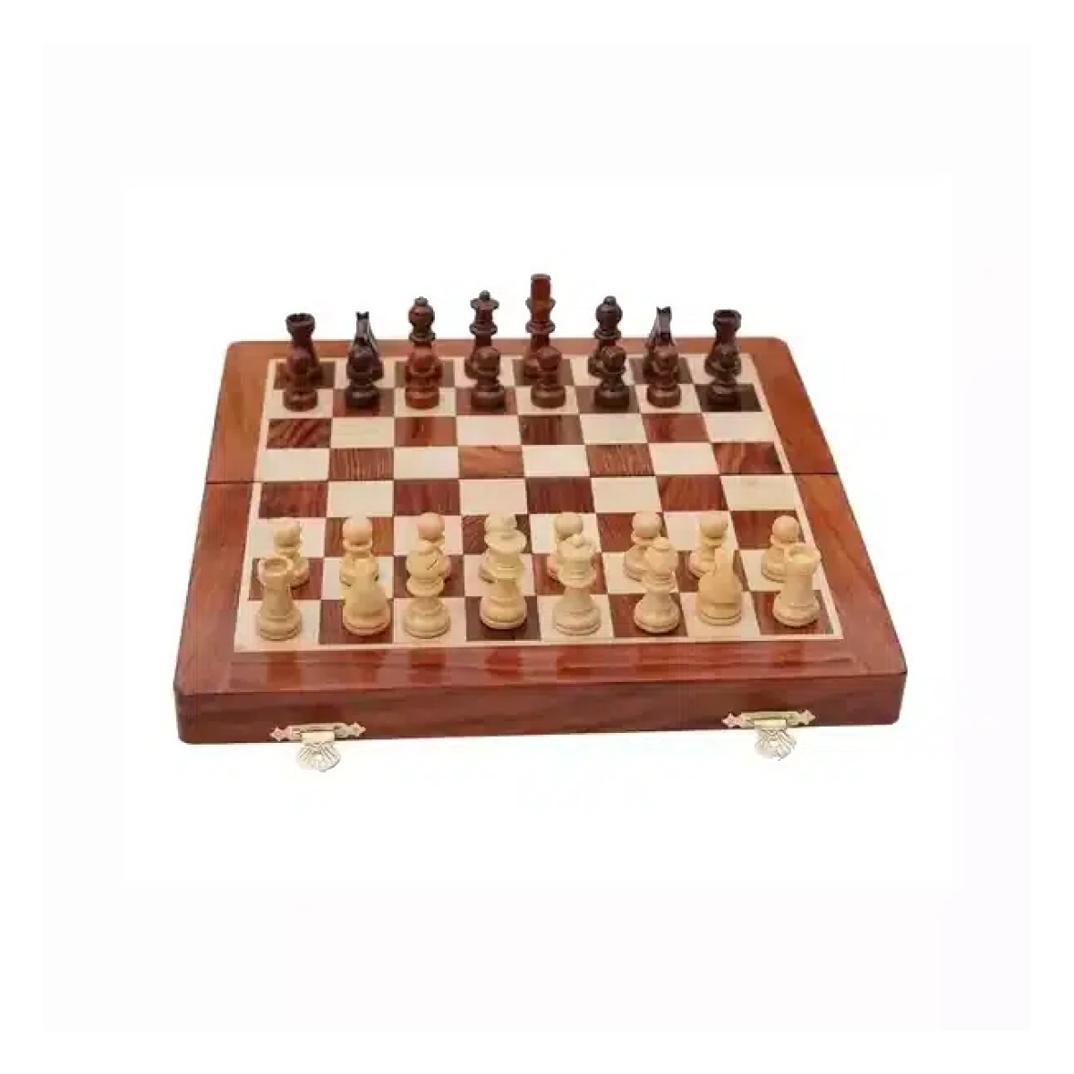 Wooden Chess Board 15″ (3 In 1)