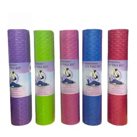 YOGA MAT 3’/6′ Pati-8mm Rubber – 1 pc